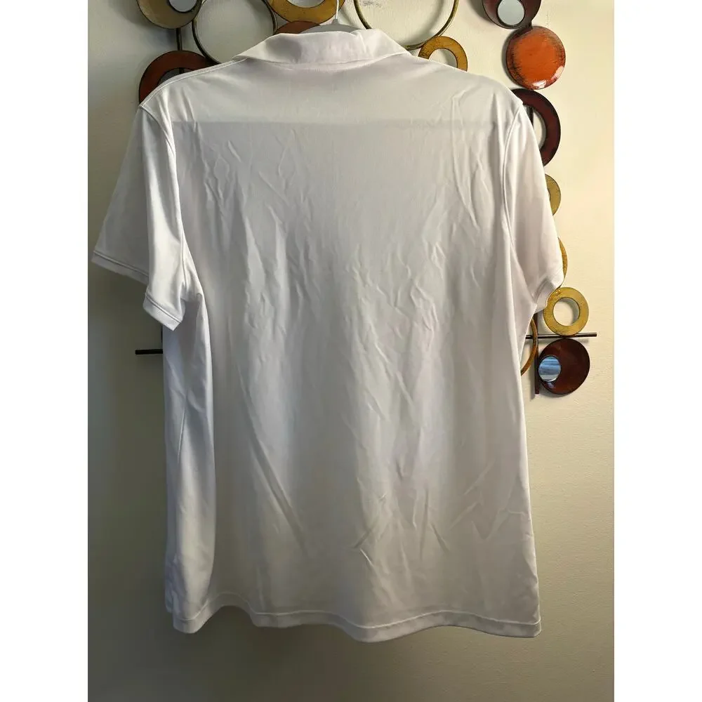 Women’s white xl Nike Dri Fit Golf Style Polo - Picture 2 of 4